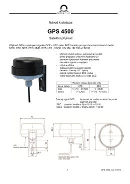 GPS 4500 - Mobatime