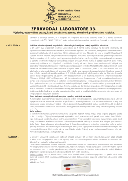 Zpravodaj č.33 - RNDr.Veselská Alena