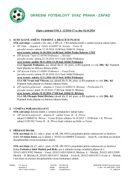 STK 161018  - &Uacute;ředn&iacute; deska