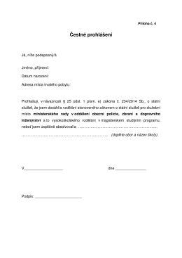 estn&eacute; prohl&aacute;&scaron;en&iacute;