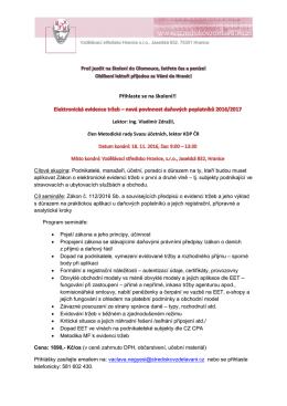 Přihlaste se na &scaron;kolen&iacute;!!