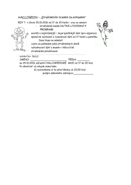 halloween ve škole