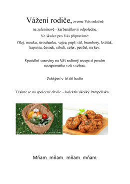 Zeleninové karbanátky