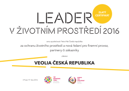 v zivotním prostredí 2016
