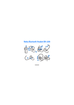 Nokia Bluetooth Headset BH-209