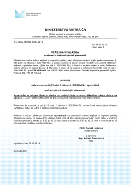FELHI Mahdi - Ministerstvo vnitra České republiky