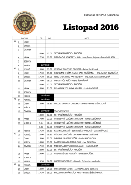 listopad PDF - Čajovna pod pokličkou