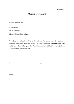 estn&eacute; prohl&aacute;&scaron;en&iacute;