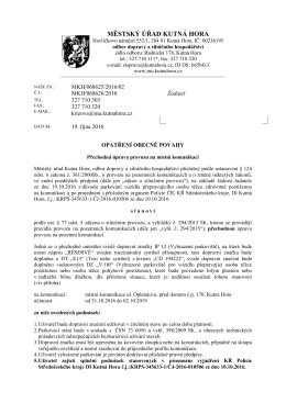 MĚSTSK&Yacute; &Uacute;ŘAD KUTN&Aacute; HORA