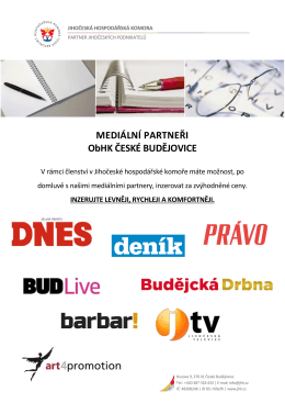 MEDI&Aacute;LN&Iacute; PARTNEŘI ObHK ČESK&Eacute; BUDĚJOVICE