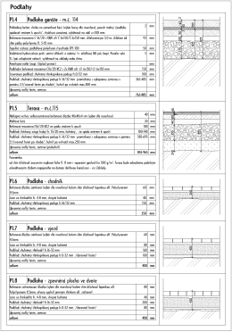 Page 1 Podlahy Pl.4 Podlaha garáže