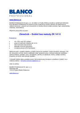 Zámečník – Svářeč bez metody ZK 141 8