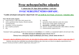 Svoz nebezpečného odpadu