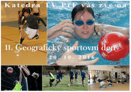 PROGRAM GEOGRAFICKÉHO SPORTOVNÍHO DNE SCUK