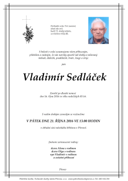 parte - Pohřebn&iacute; služba