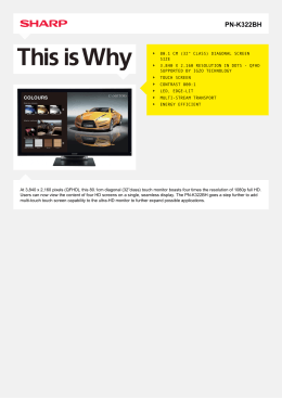PN-K322BH - PNK322BH - LCD Monitor Ultra HD