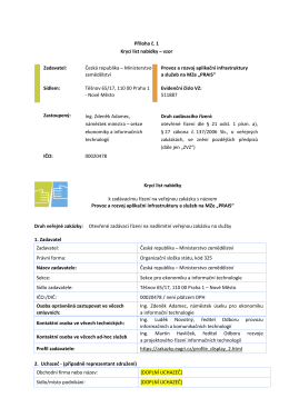 Dokument PDF - Ministerstvo zemědělstv&iacute;