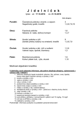 J &iacute; d  e  l  n  &iacute; č e  k