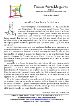 16 October 2016 - Sainte marguerite