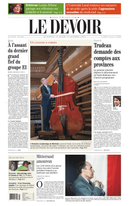 Trudeau demande des comptes aux provinces