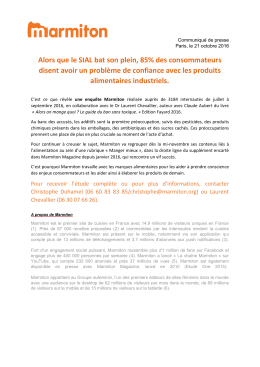 Alors que le SIAL bat son plein, 85% des