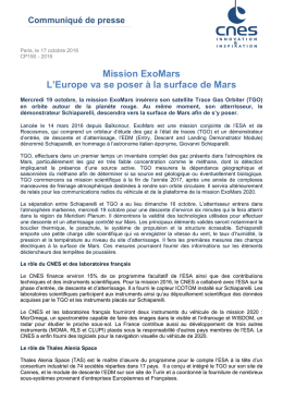 L`Europe se pose sur Mars