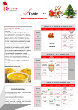 Gazette - Vercors Restauration