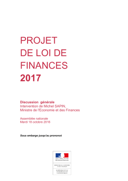 Michel SAPIN - Portail de l`économie et des finances