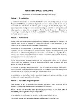 reglement du jeu-concours