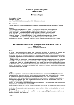 Rapport du jury - Académie de Strasbourg