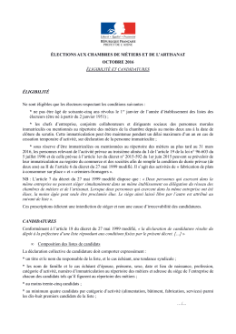 Fiche candidatures