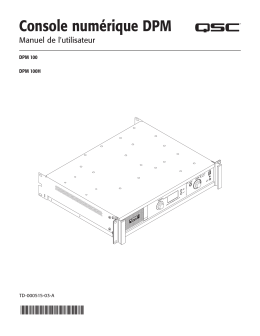 Console numérique DPM