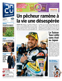 Un p&ecirc;cheur ram&egrave;ne &agrave; la vie une d&eacute;sesp&eacute;r&eacute;e