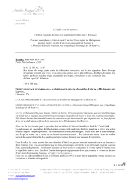 1 rue de l`Odéon 75006 Paris