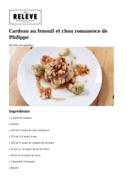 T&eacute;l&eacute;charger la recette en PDF
