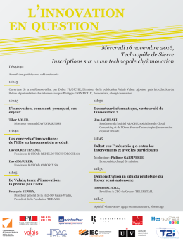 Programme - HES-SO Valais