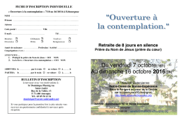 Echourgnac infos 2016 - Kontemplation in Aktion