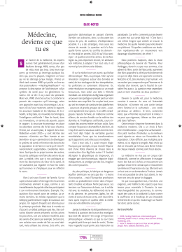 Téléchargez le PDF - Revue Médicale Suisse