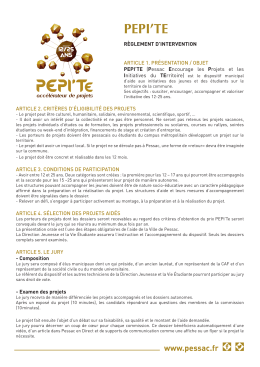 PEPI`te - Ville de Pessac
