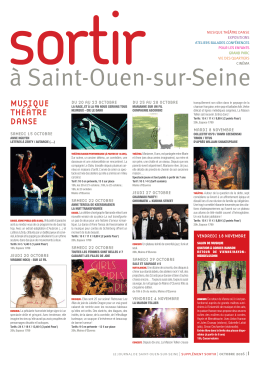 Suppl&eacute;ment "Sortir" - Site Officiel de la ville de Saint-Ouen