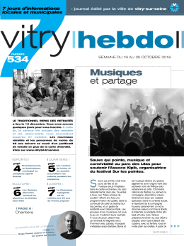 Vitry hebdo 534 - Mairie de Vitry-sur