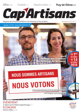 &eacute;v&egrave;nement &eacute;conomie - Chambre de m&eacute;tiers et de l`artisanat du Puy