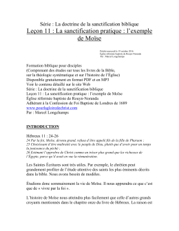 Notes - Pour la gloire de Christ