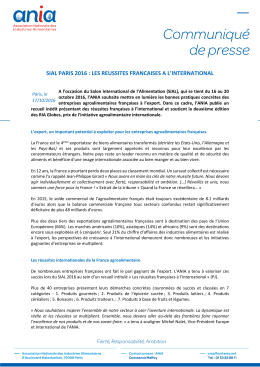 Télécharger le communiqué de presse en format pdf