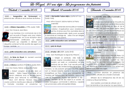 T&eacute;l&eacute;charger en PDF - Cin&eacute;ma Le Royal de Rothau