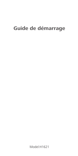 Guide de d&eacute;marrage