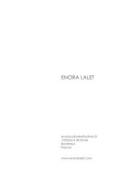 BOOK - Enora Lalet