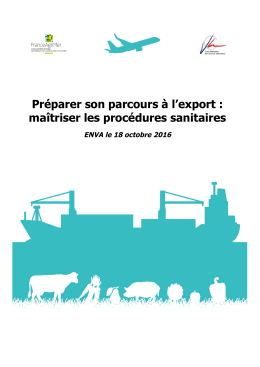 Pr&eacute;parer son parcours &agrave; l`export : ma&icirc;triser les proc&eacute;dures