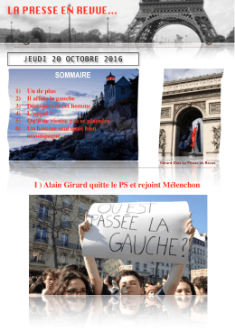 presse en revue - Over-blog