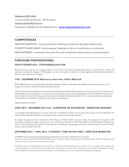 T&eacute;l&eacute;charger mon CV